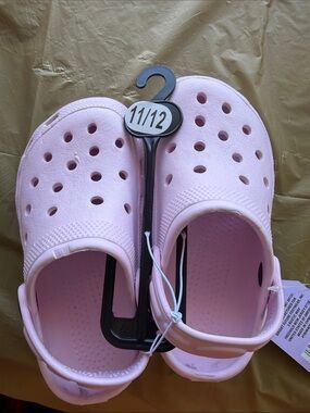 Kids Light Pink Slip-On Clog Sandals - Comfortable Everyday Sandals